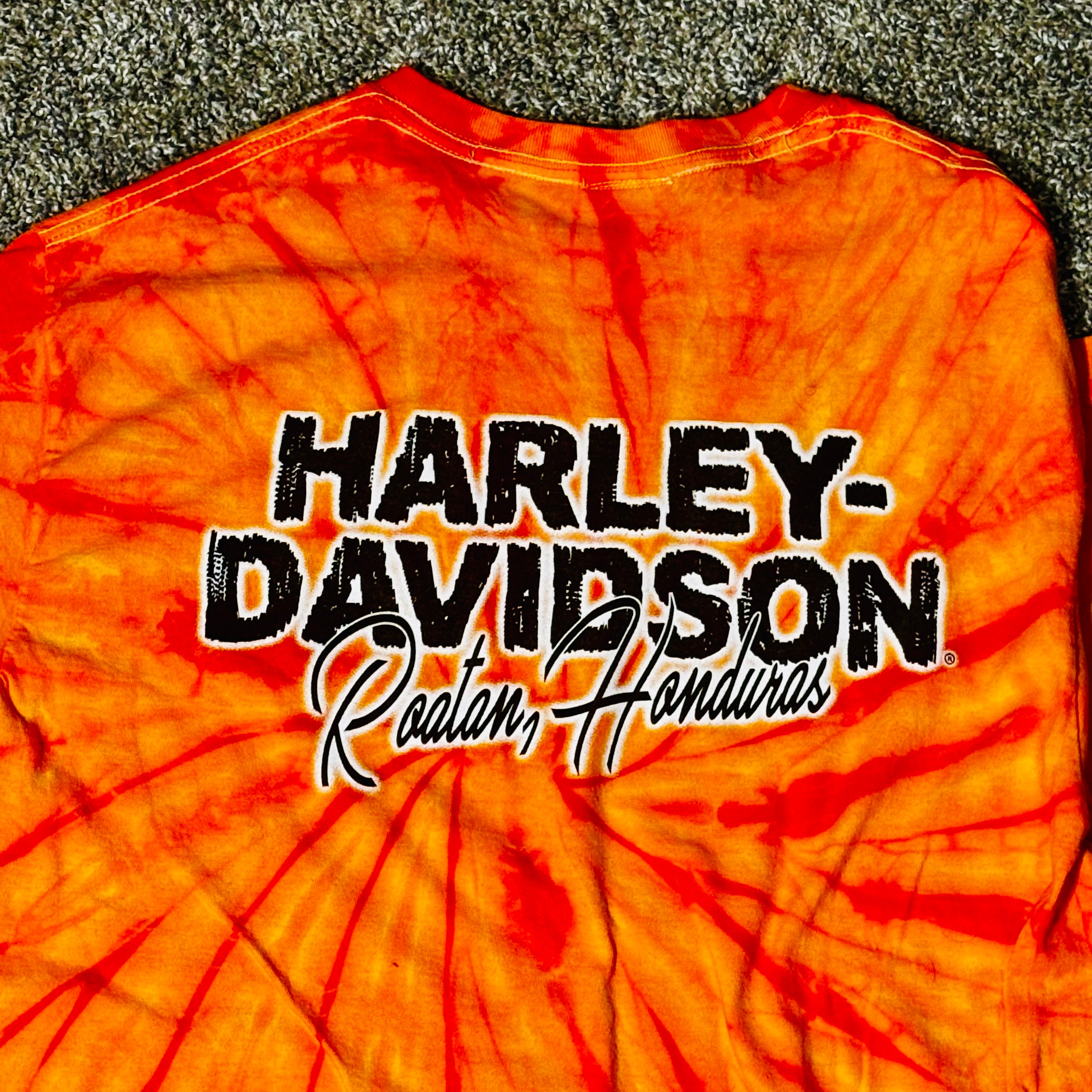 Orange Tie-dye HD Tee