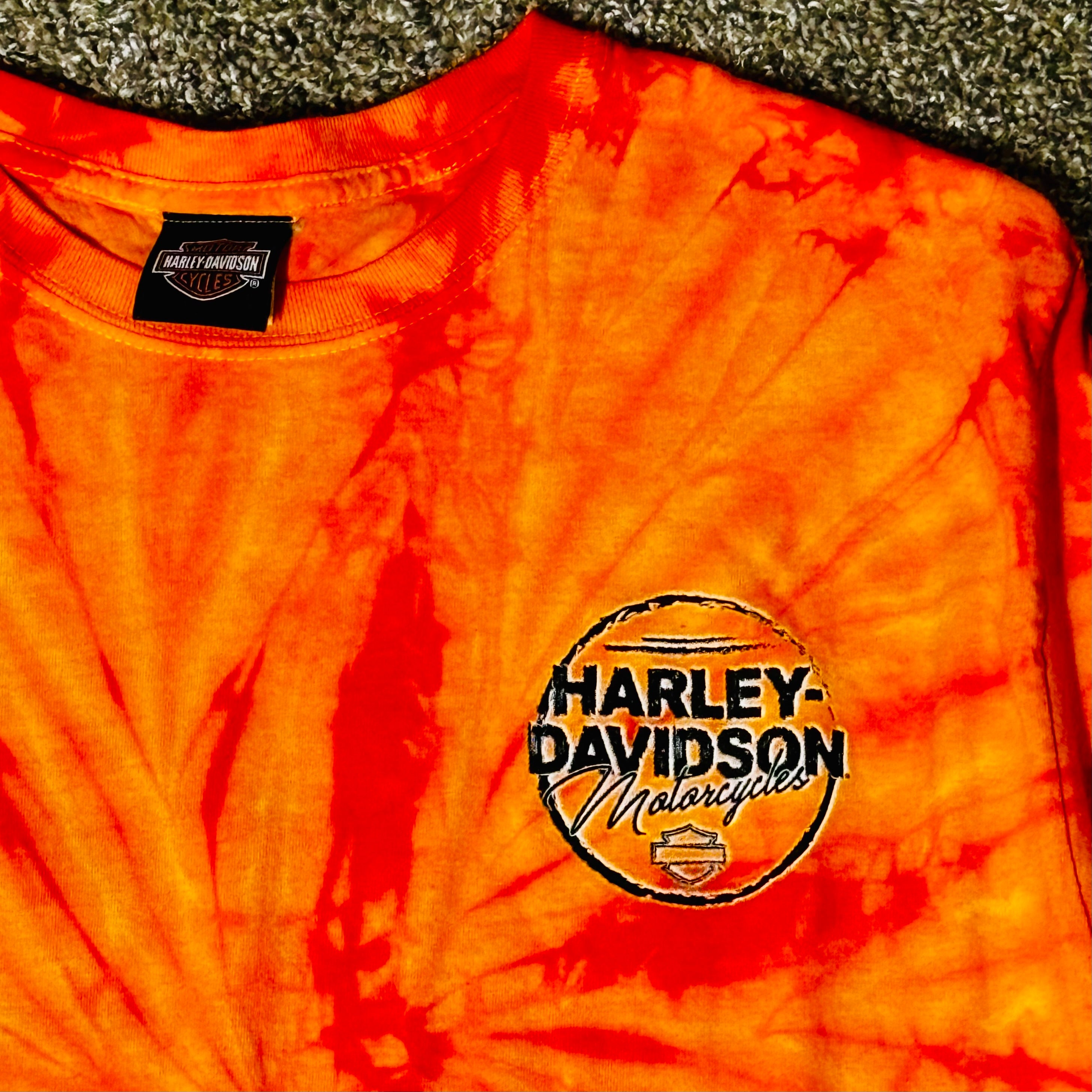 Orange Tie-dye HD Tee