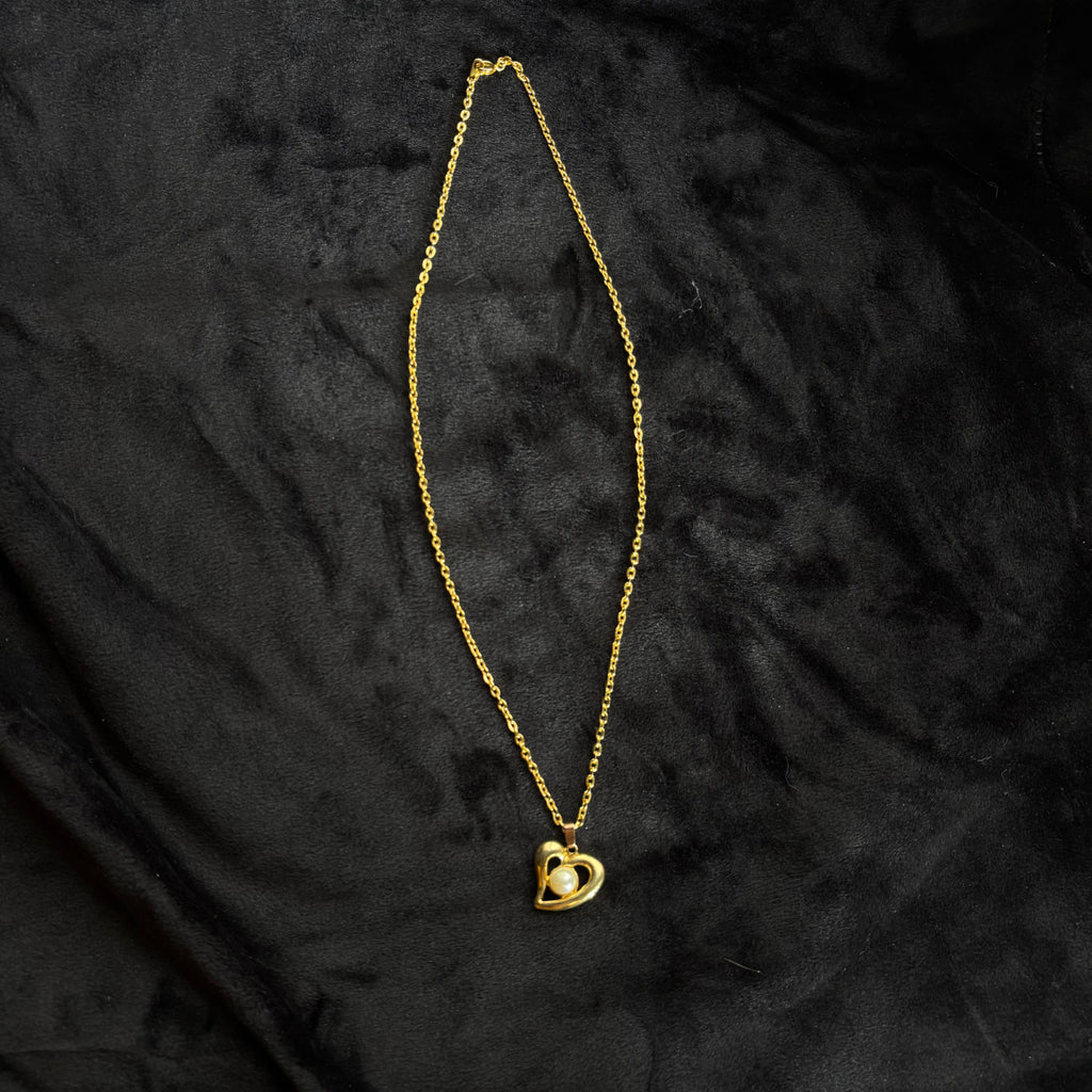 Faux Pearl Goldtone Necklace