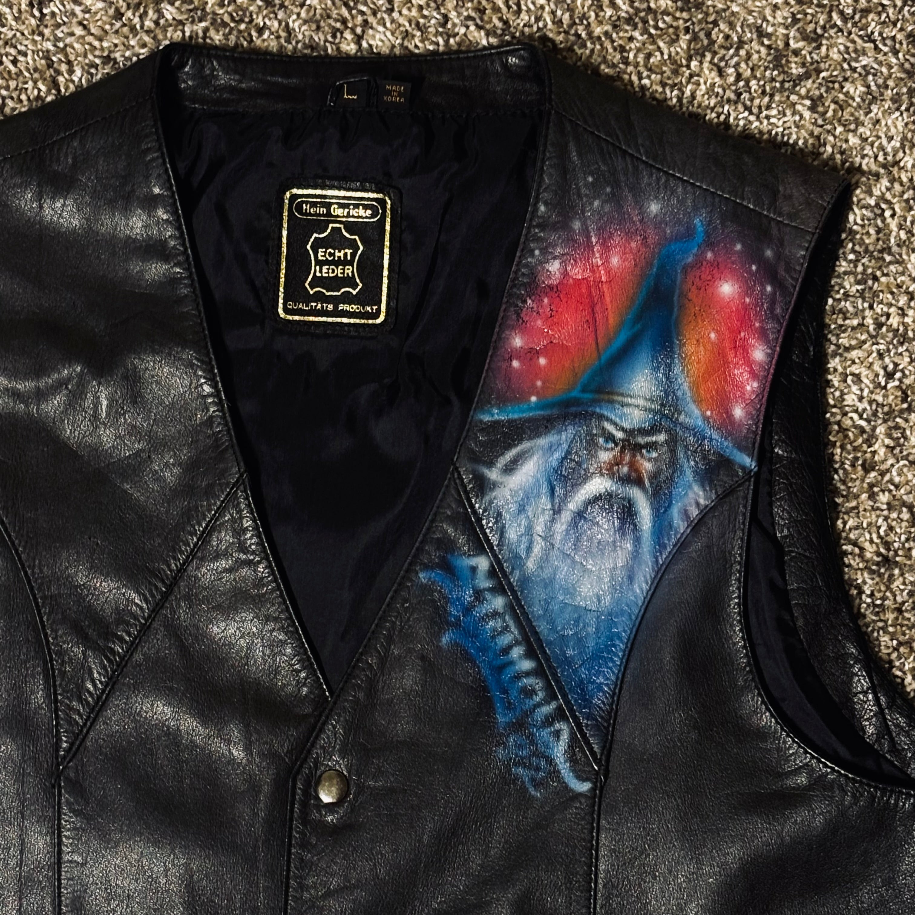 Vintage Sturgis Wizard Custom Vest