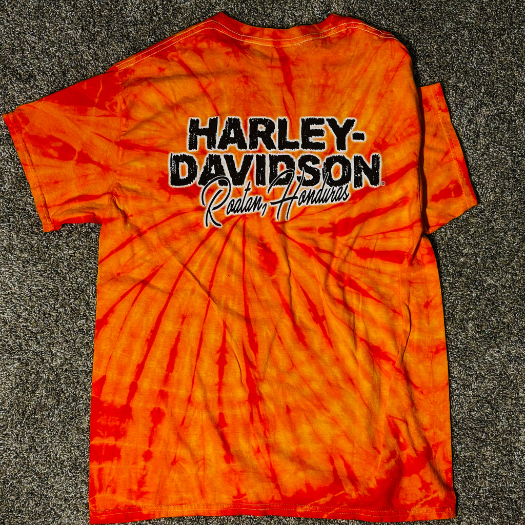 Orange Tie-dye HD Tee