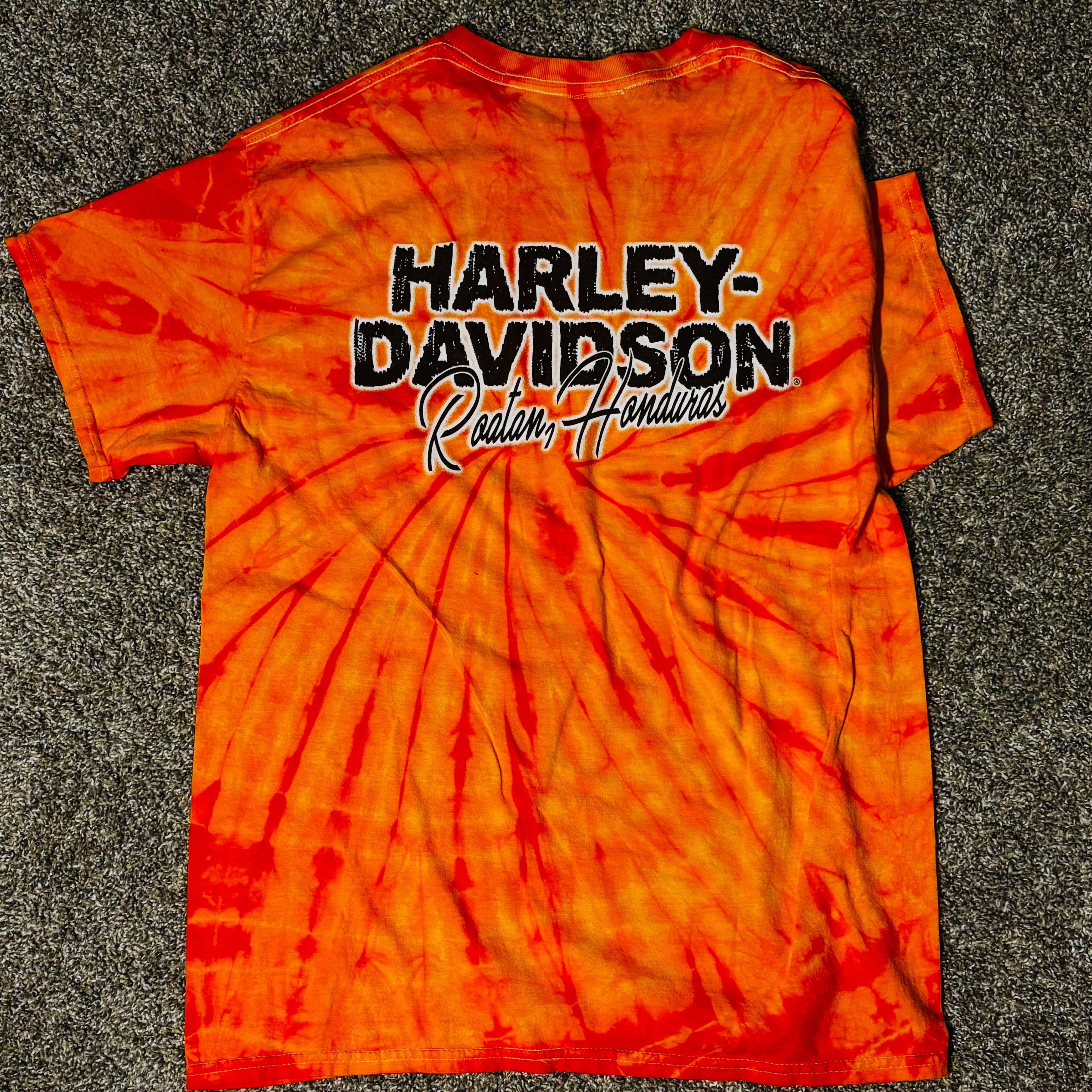 Orange Tie-dye HD Tee
